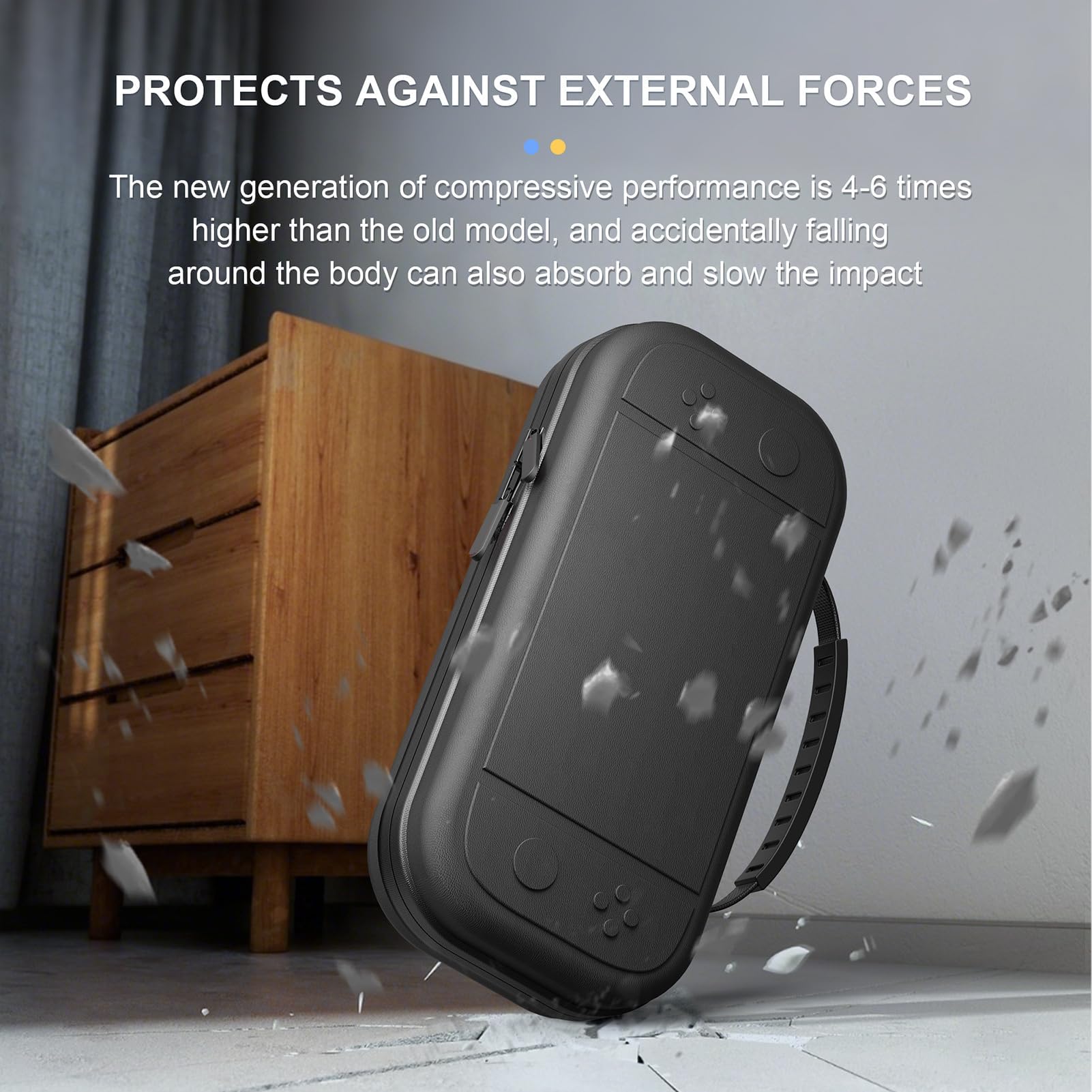 Custodia per console di gioco portatile, custodia protettiva impermeabile per adulti, adolescenti, bambini, supporto elettronico portatile per giochi in famiglia