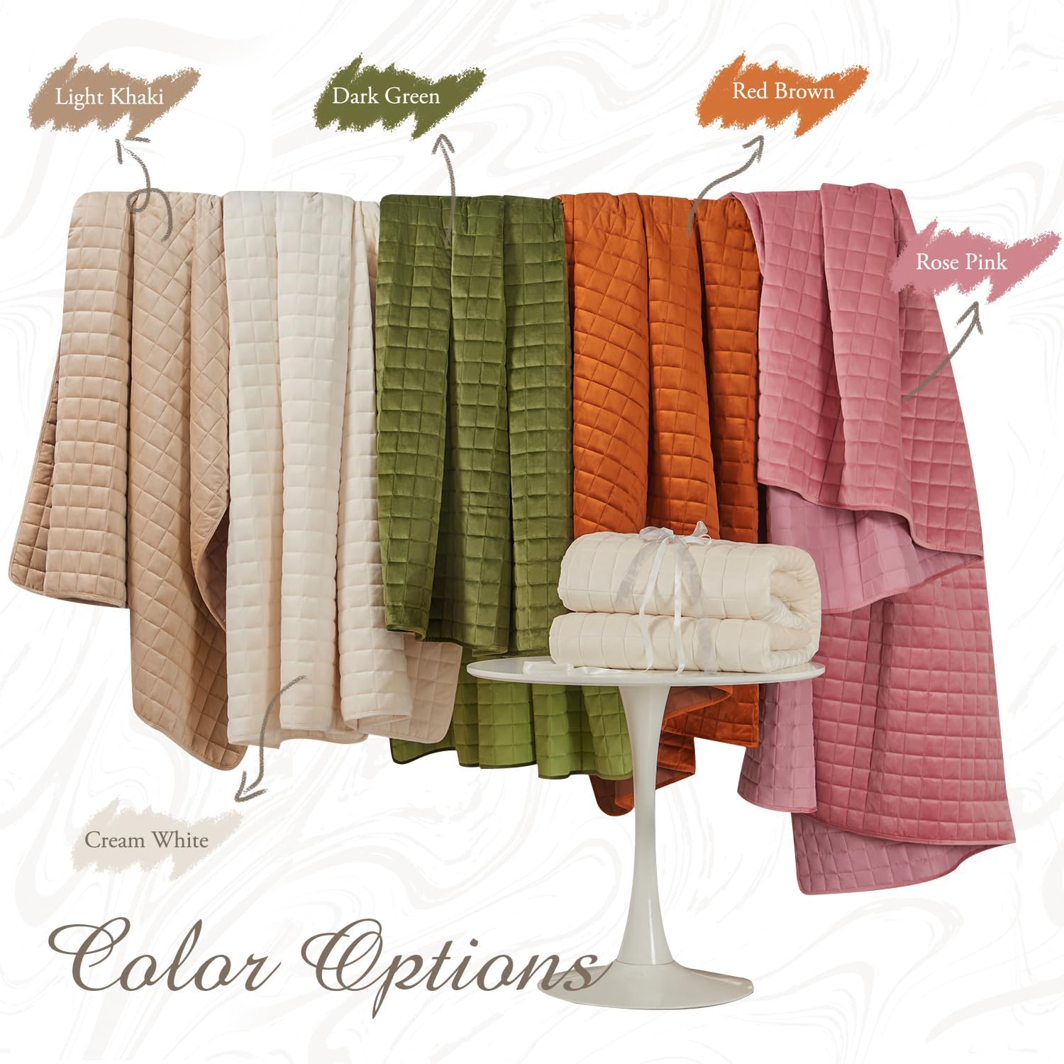 Luxury Velvet Quilt Set King Size, Comforter Set with Pillow Shams, Soft Lightweight Bedspread Coverlet Bedding Sets for All Seasons, Dark Green - Image 6