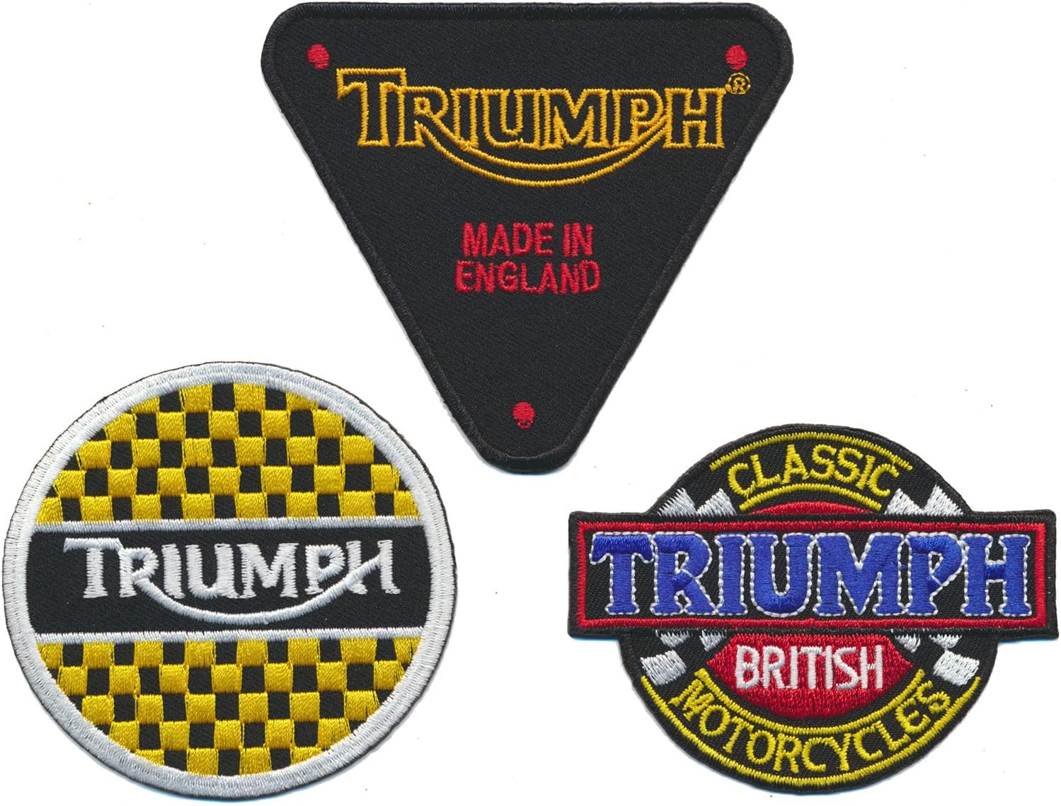 Besticktes Namensschild ROYAL ENFIELD AUFNÄHER Patch Motorrad Bullet Oldtimer Biker England EUR Klett Namensschild