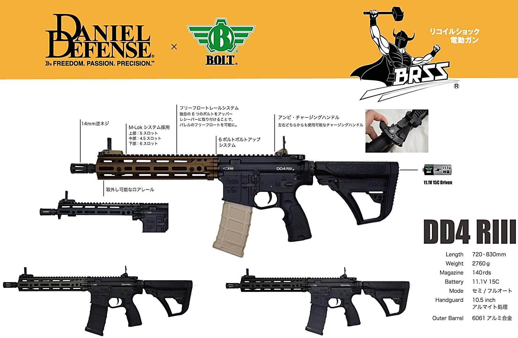 Amazon | ボルトエアソフト(BOLT Airsoft) リコイルショック 電動ガン