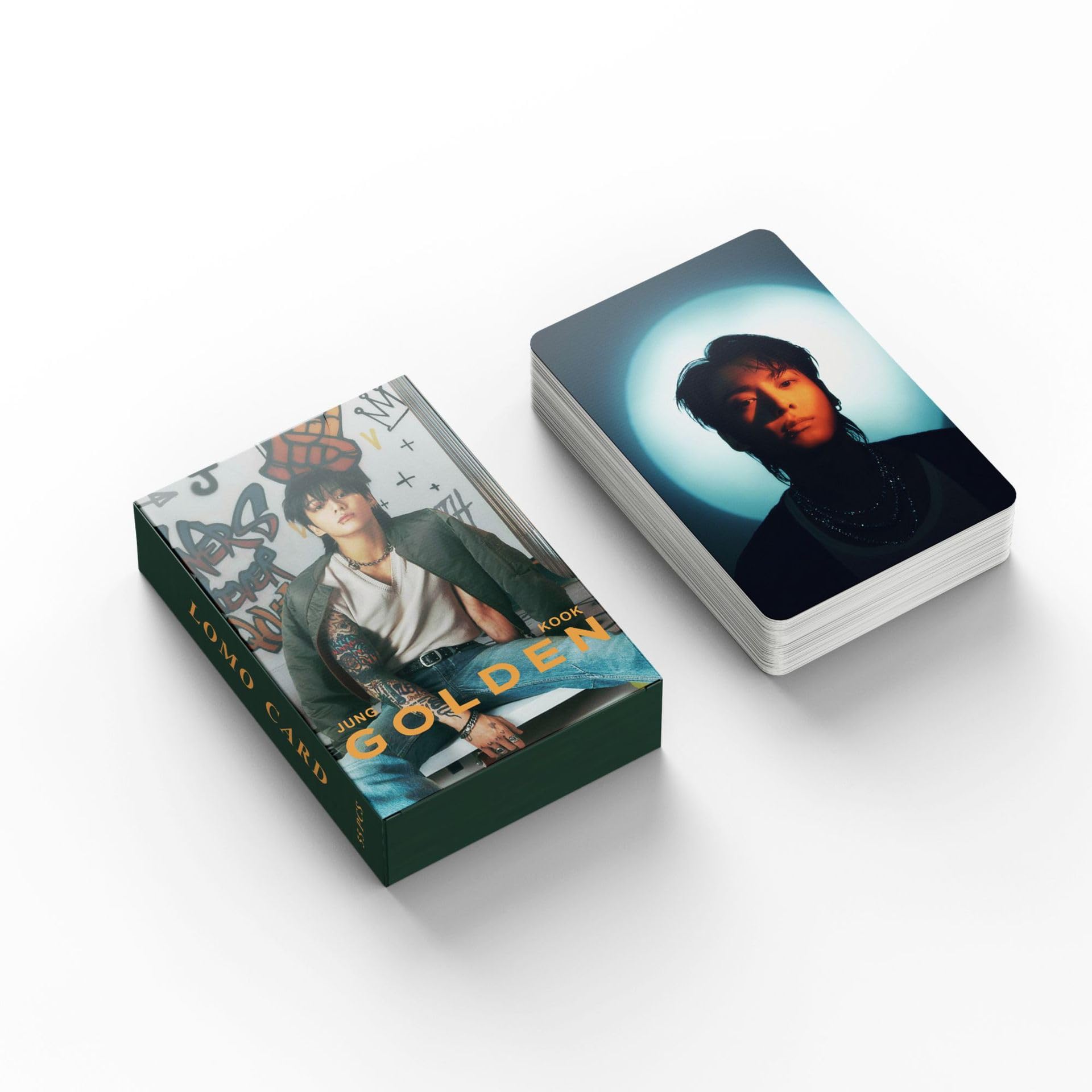 55pcs Lomo Cards BTS JungKook GOLDEN New Album Bangtan Boys
