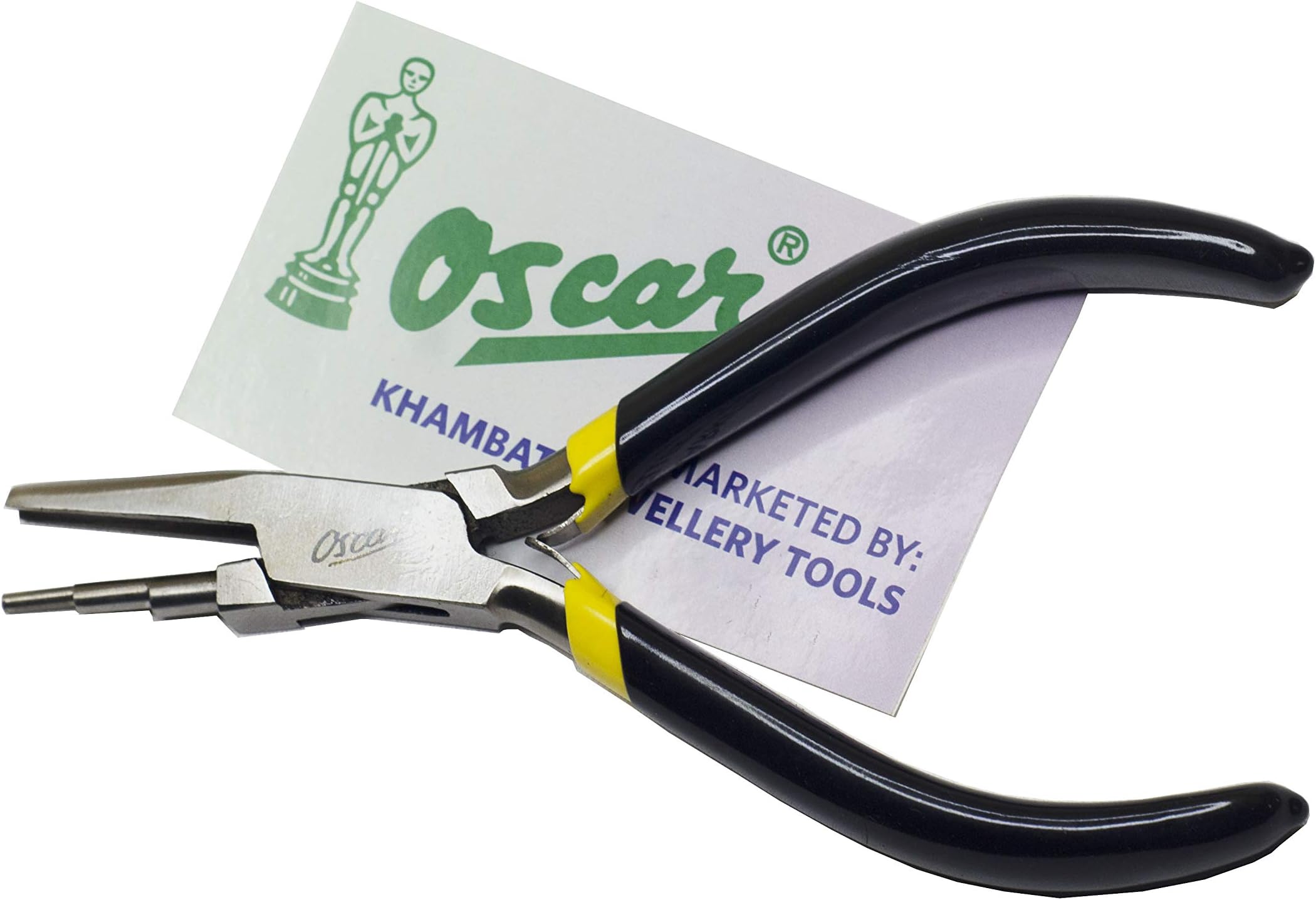 OSCAR 3 Step Concave Round Nose Pliers Wire Forming Bending Looping Crafts Tools