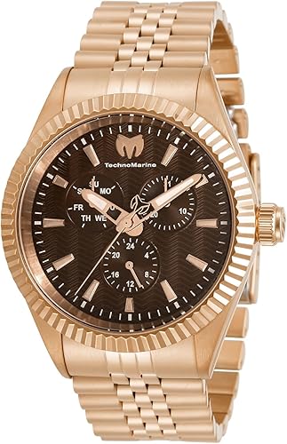 Technomarine Reloj de cuarzo Sea Dream TM-719010 para hombre Rose gold