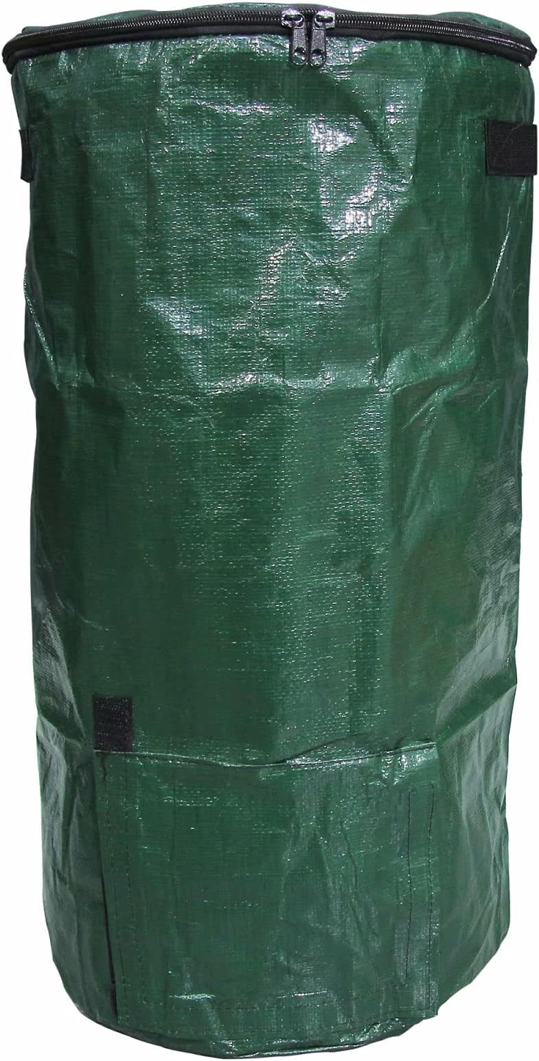 Garden Compost Bags Compost Bag Outdoor Garden Garden Waste Compost Bags for Food Waste Fermentation and Dead Leafs Fermentation into Compost Outdoor Composting Bins 1 Pack