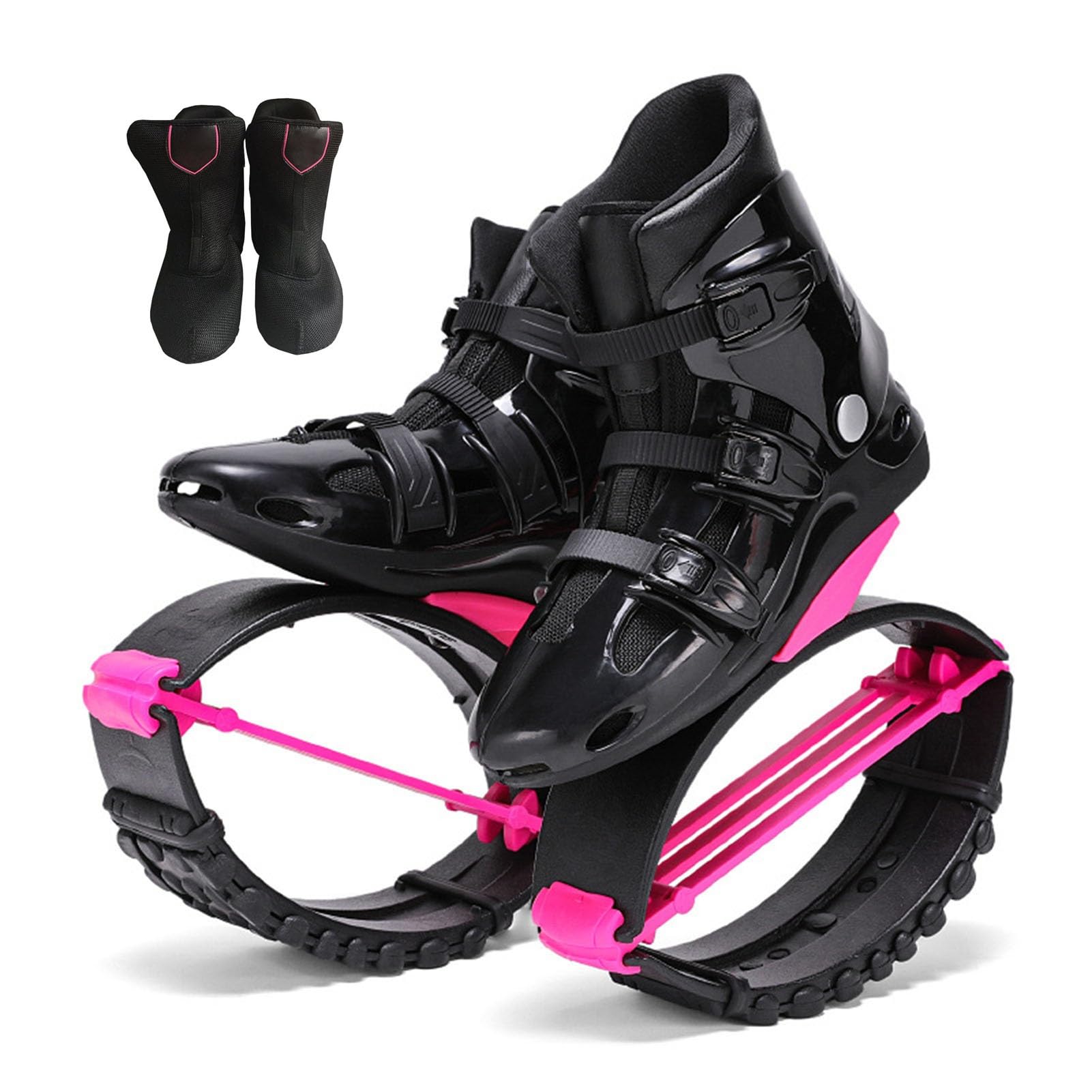 CYHTYM Kangaroo Jump Shoes Adult And Adolescent Bouncing Shoes, Fitness Training, Moon Shoes, Removable Inner Socks(XXL)