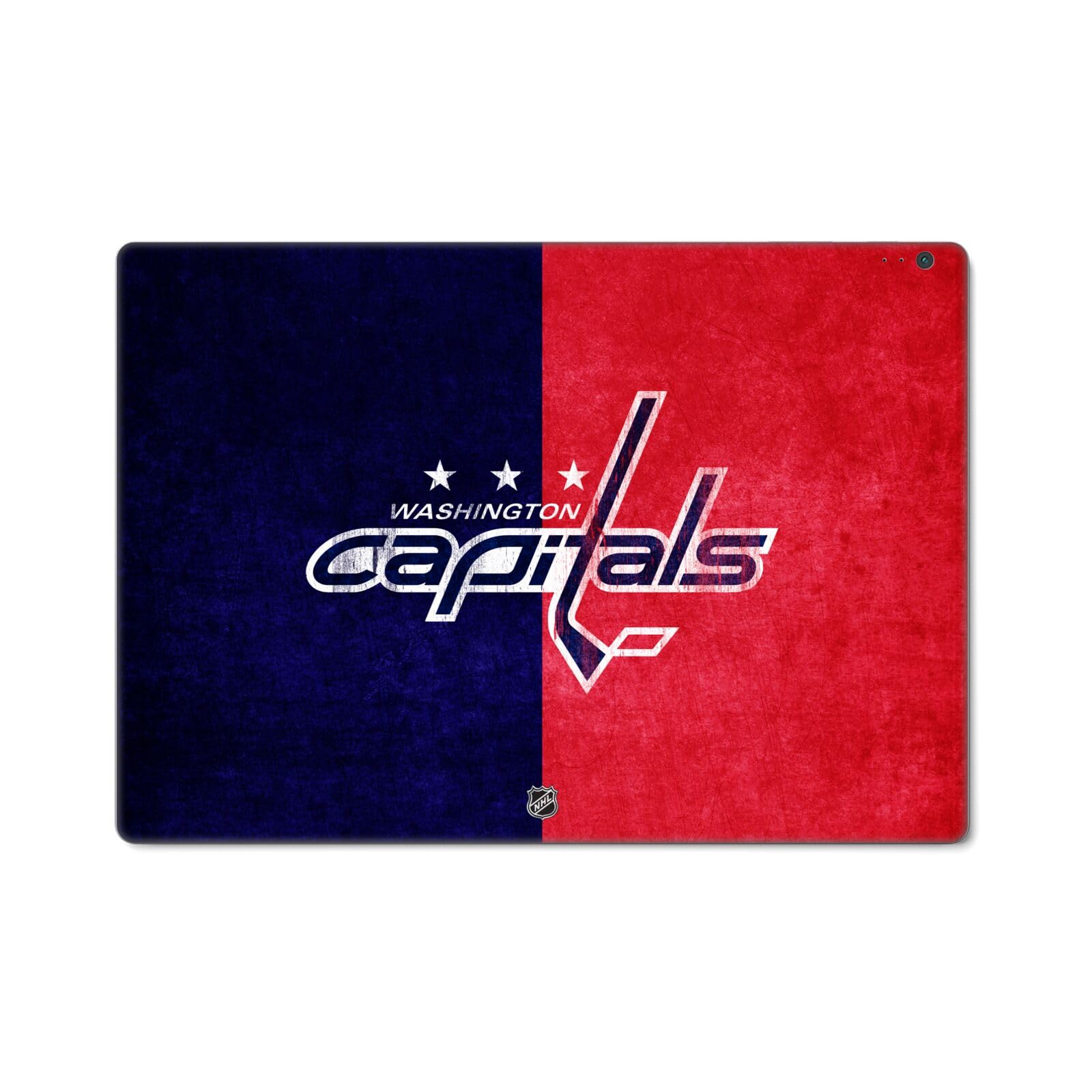 Head Case Designs Officially Licensed NHL Half Distressed Washington Capitals Vinyl Sticker Skin Decal Cover Compatible with Microsoft Surface Pro 4/5/6