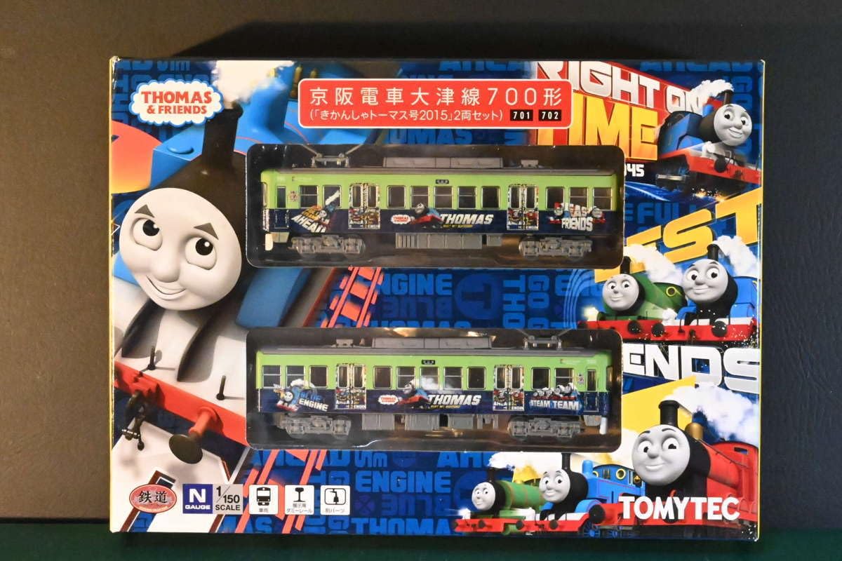 トミーテック ジオコレ 鉄道コレクション 京阪電車 大津線 700形 きかんしゃトーマス号2015 2両セット ジオラマ用品 (メーカー初回受注限定生産) 鉄道コレクション | ジオコレ | トミーテック