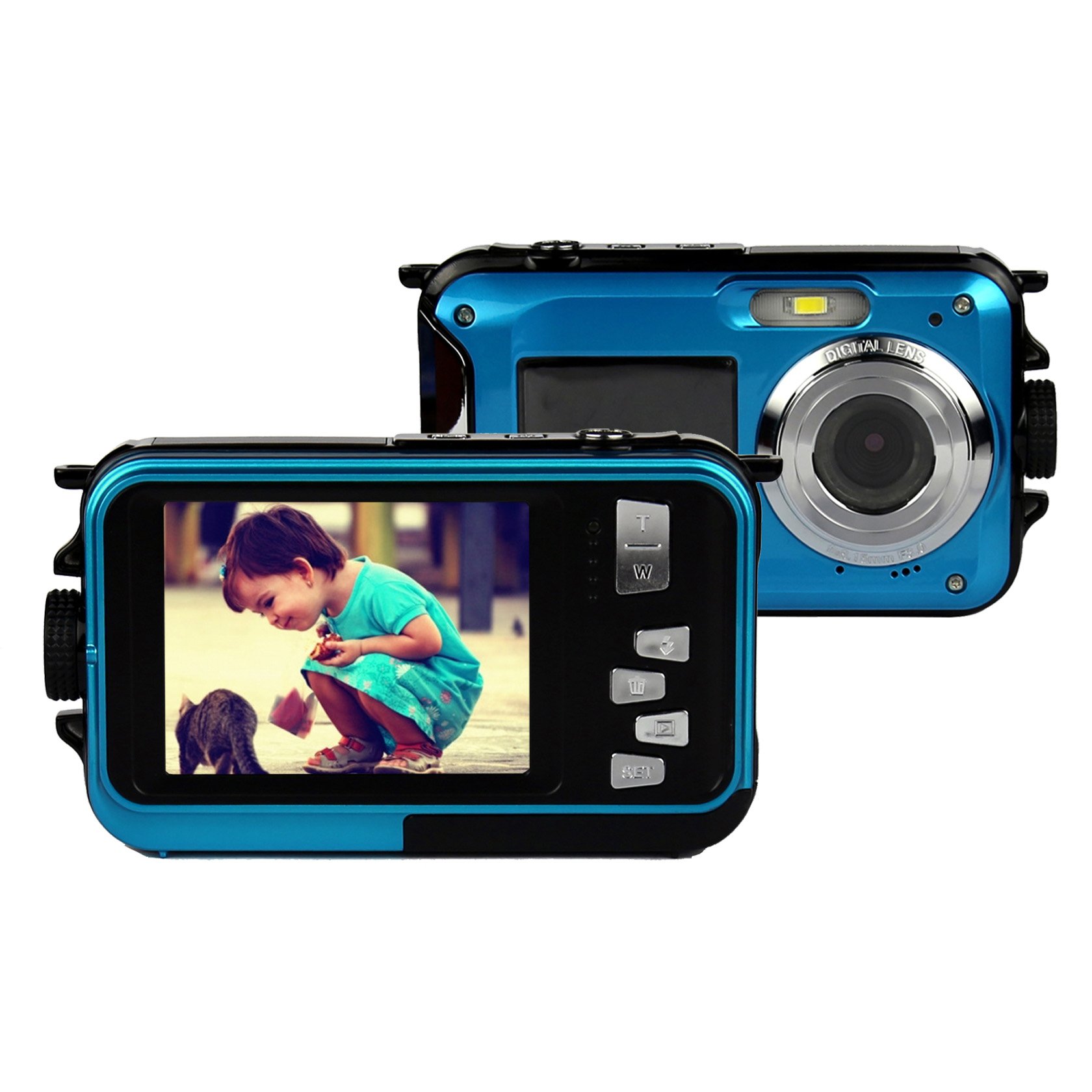 Buy PowerLead Gapo G050 Double Screens Waterproof Digital Camera 2.7