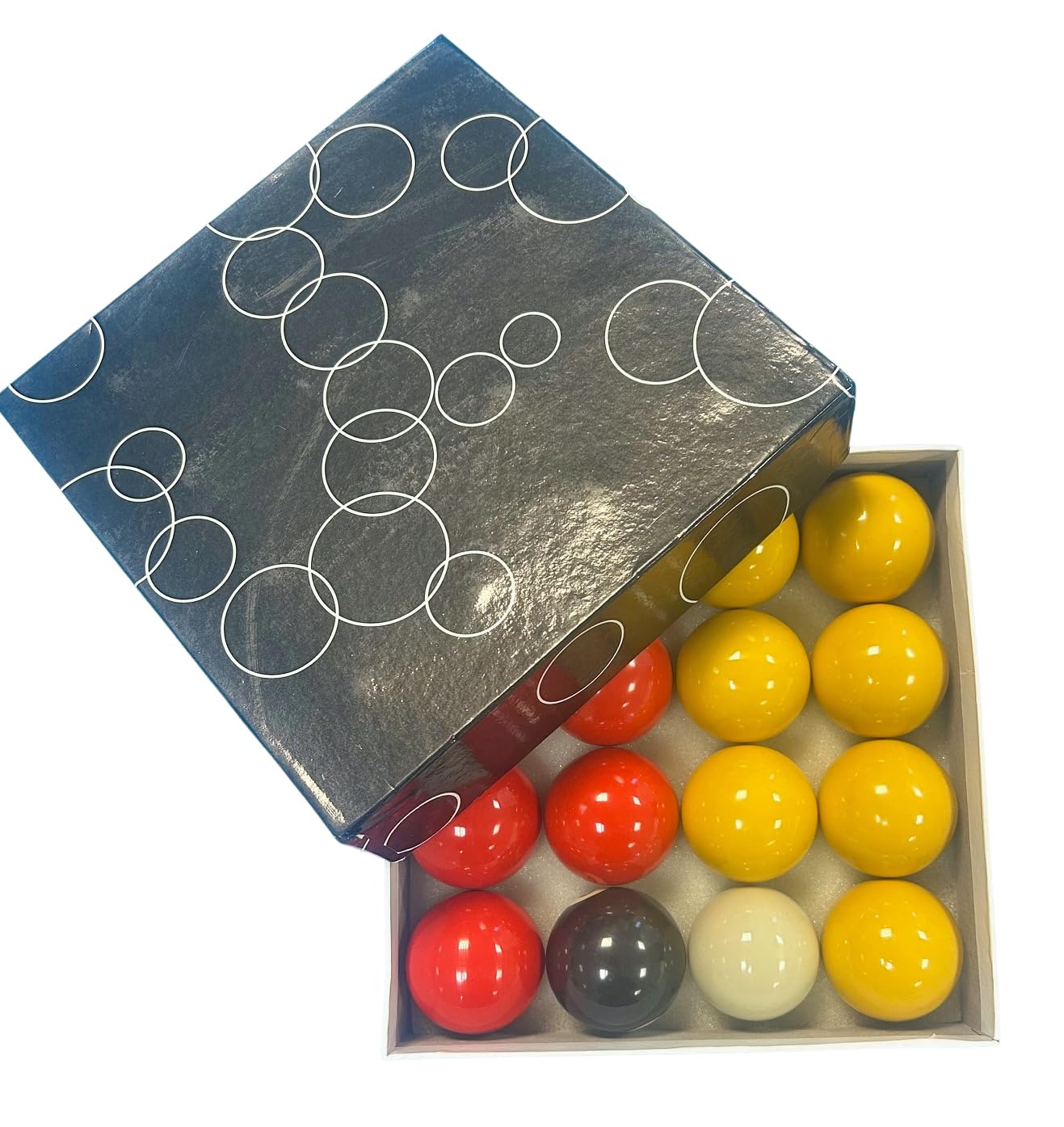 Homegames Red and Yellow 2 Inch Economy Pool Ball Set