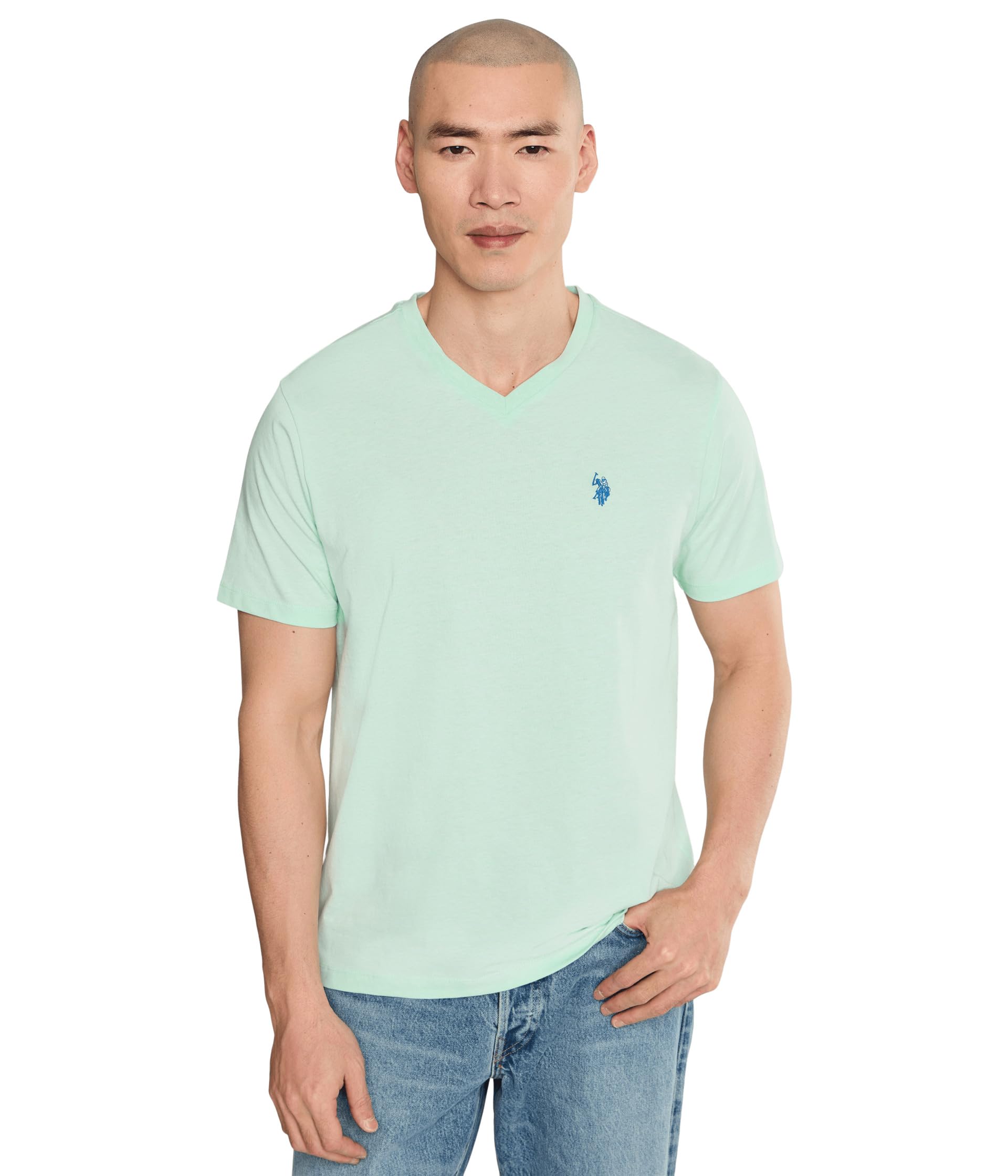 U.S. Polo Assn. Men's Solid V‑Neck T-Shirt