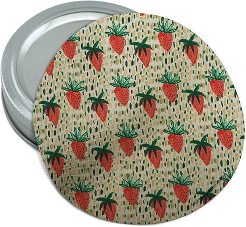 Berry Special - Abrebotellas de goma antideslizante, diseño de fresas