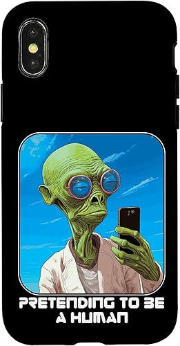 Miniatura 4 de iPhone 13 Pro Alien Pretending To Be A Human Halloween Women, Men, Kids Case