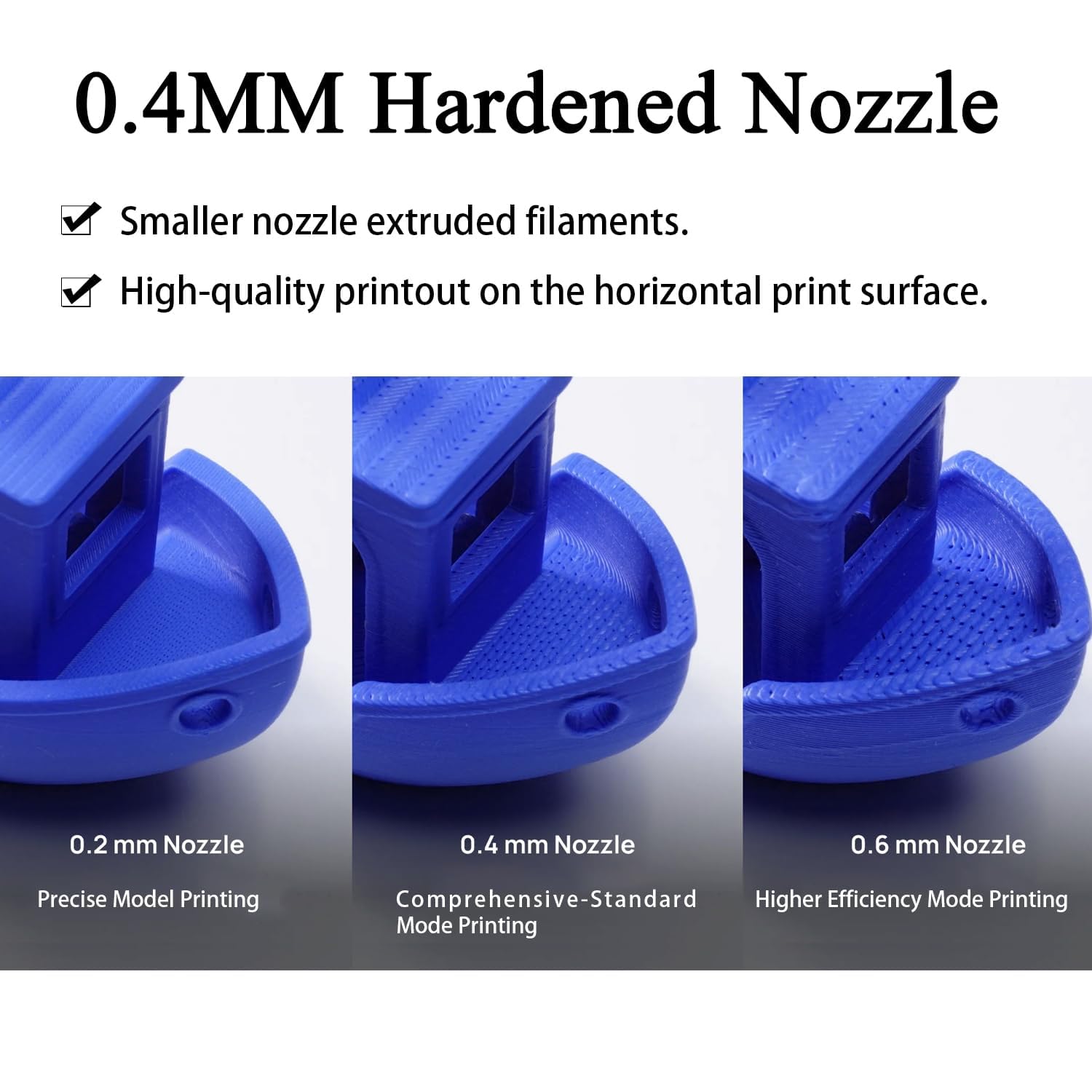 HzdaDeve Lot de 2 têtes d'impression combo Hotend 0,4 mm P2S/H2D/H2S - Kit d'extrudeuse - Buse en acier trempé à haute température avec 2 chaussettes en silicone - Pour imprimante 3D Bambu Lab H2D
