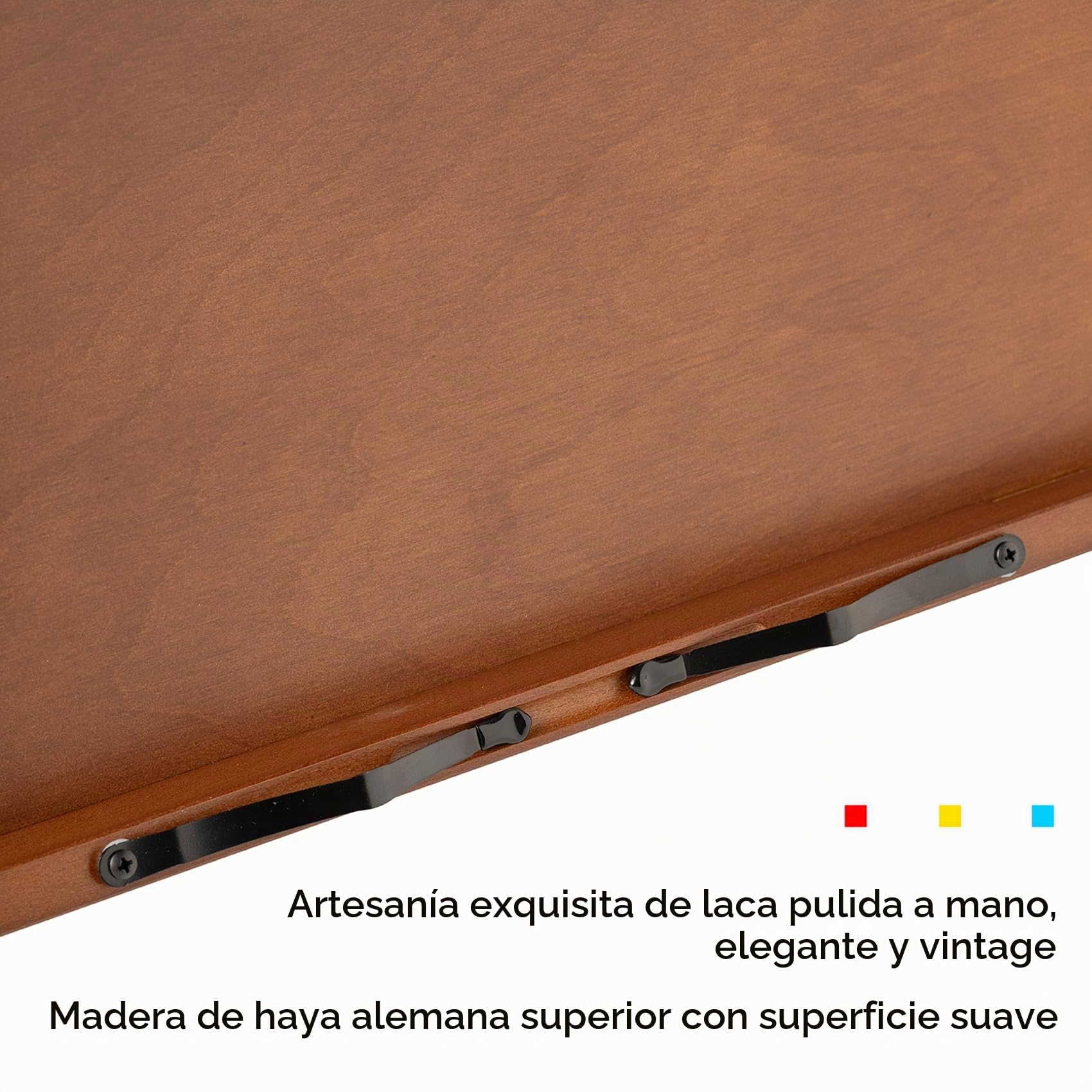 MEEDEN PRO Caballetes para Mesa, 29 x 42 cm Madera de Haya Caballete Caballete Trabajo, para Pintar + Bocetos, Acrílico, Acuarela, Lápiz o Carbón