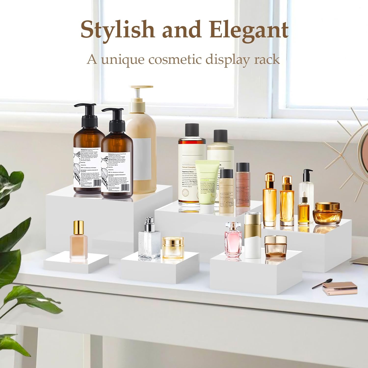 Acrylic Riser with 6 Pack Buffet Risers