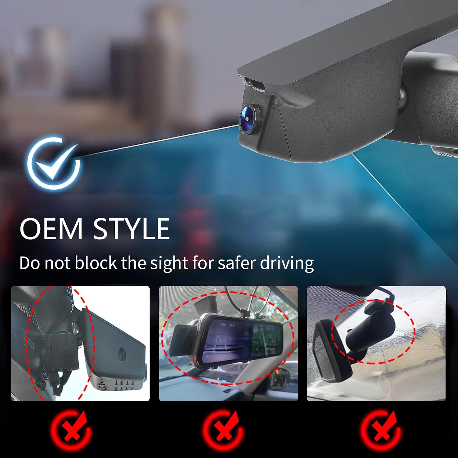 Mangoal 4K Front & 2K Rear 2 Channel HDR Dash Cam, Dual STARVIS 2 IMX678 IMX675, Custom Fit for Chrysler 300 & 330C 2015-2023 (Model A), S Touring Touring L Base etc, 5GHz WiFi, GPS, 128GB Card
