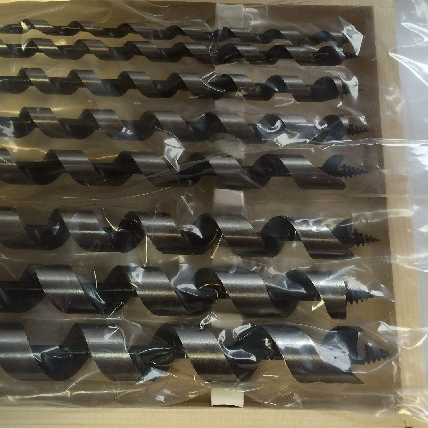 Toolzone 8Pc 16 Auger Bits In Wood Box from B&Q
