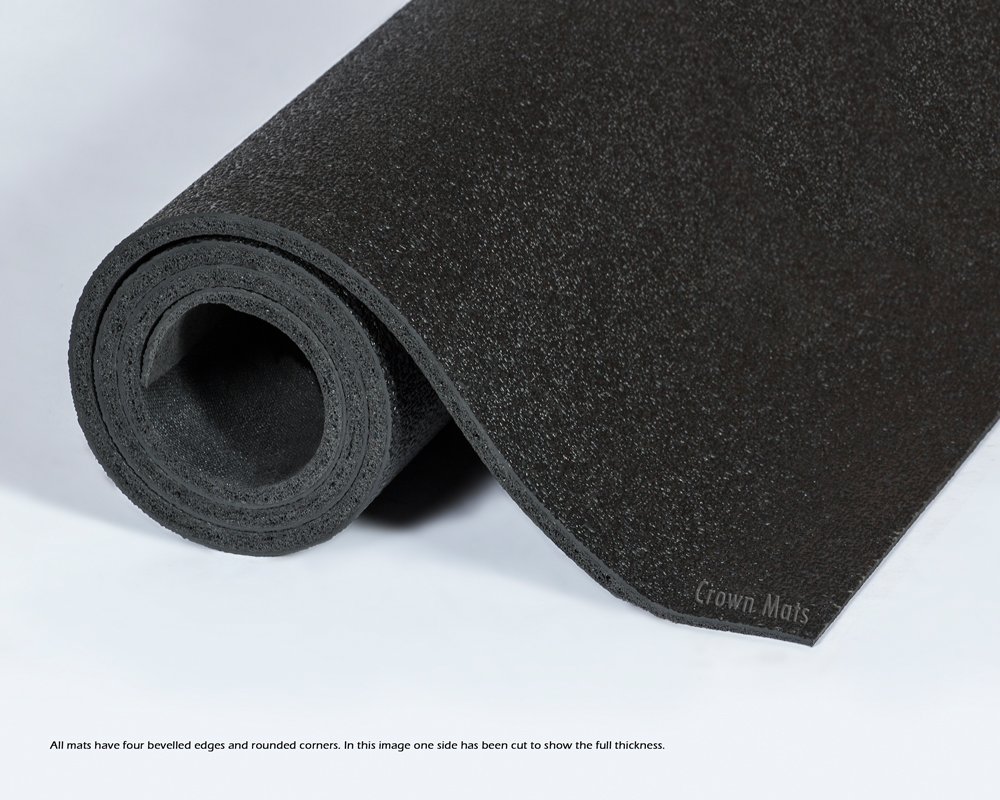 Crown Mats - Ludlow Composites Corp - 284-CDL312TX No. 580 Spark-Safe .5 in. Black 3 ft. X12 ft.