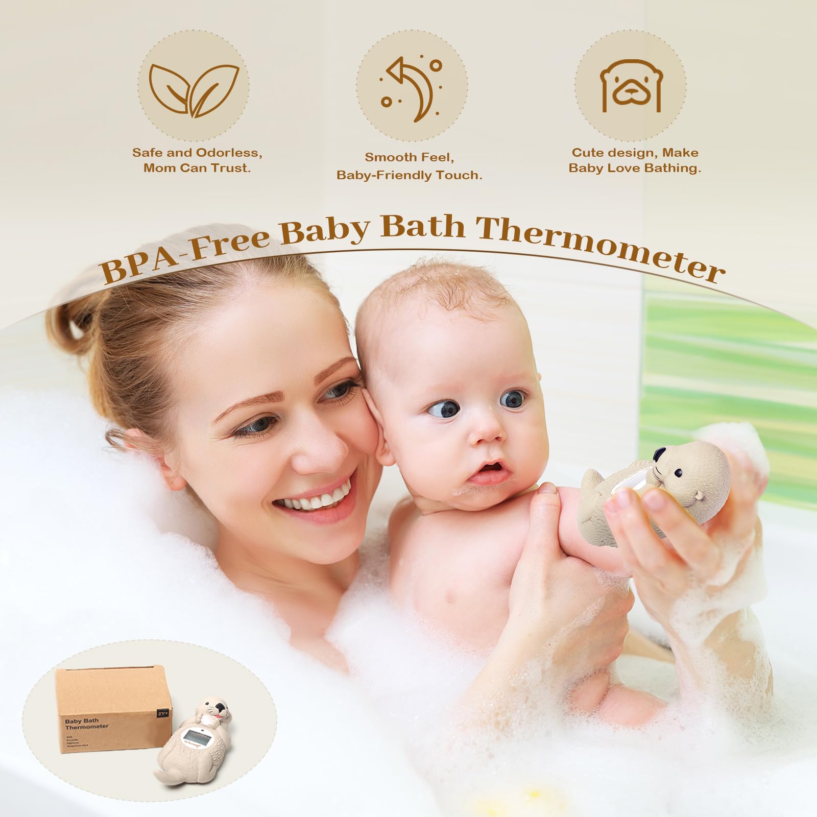 termometro per vasca da bagno, bagno per bambini Essentials