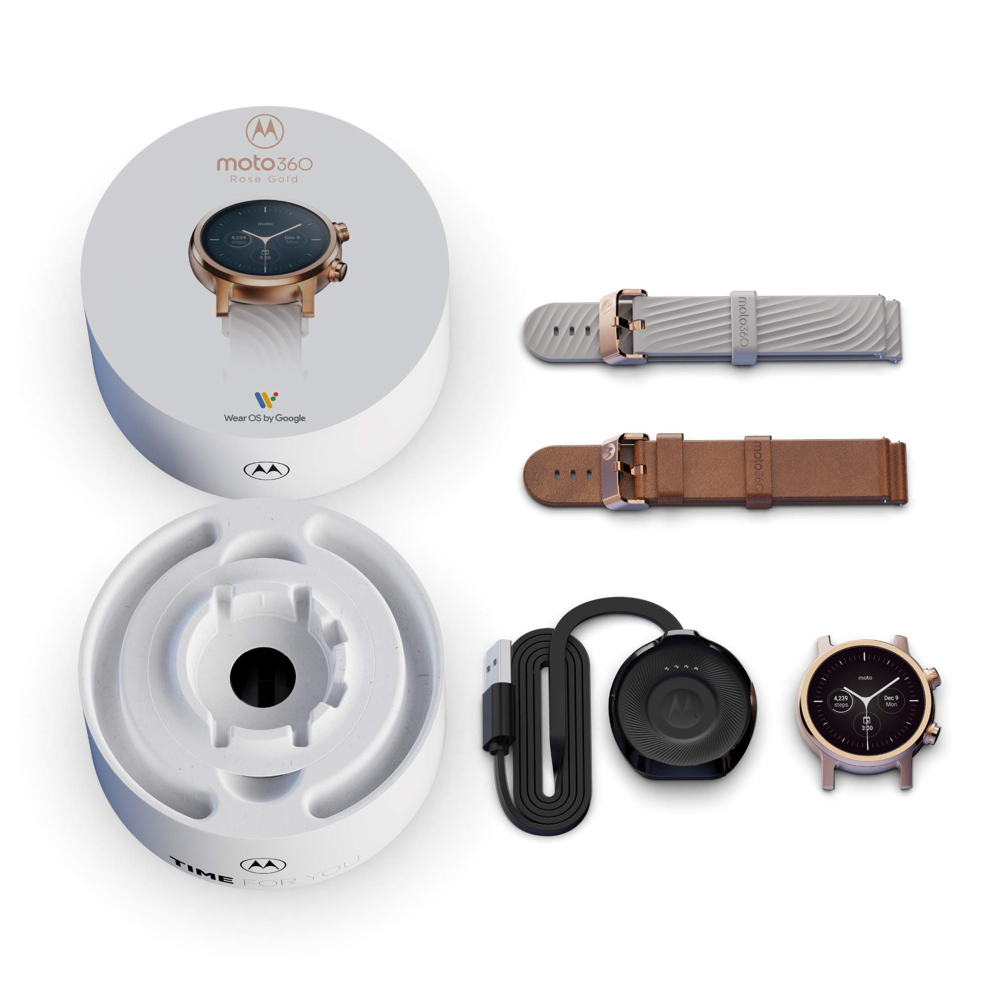 Buy Moto 360 3rd Gen 2020 Wear OS by Google The Luxury Stainless