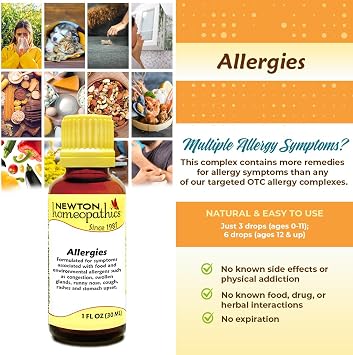 Newton Homeopathics Allergies- 1 Oz Liquid