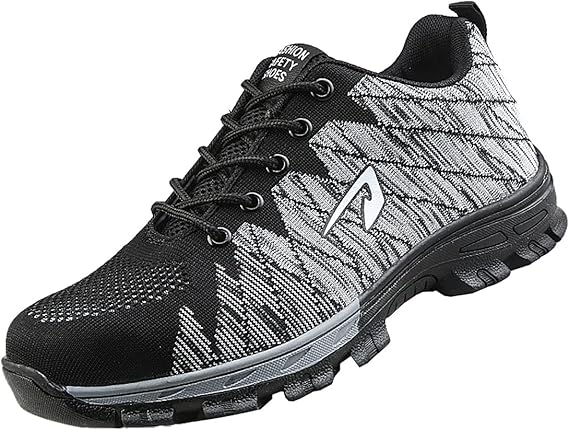 Amazon Co Jp 作業靴 安全靴 おしゃれ あんぜん靴 スニ一カ一 メンズ セーフティーシューズ アウトドアシューズ おしゃれ 耐磨耗 衝撃吸収 スニーカー 耐滑 通気 軽量ワークマン シューズ 滑り止め セーフティーシューズ シューズ バッグ