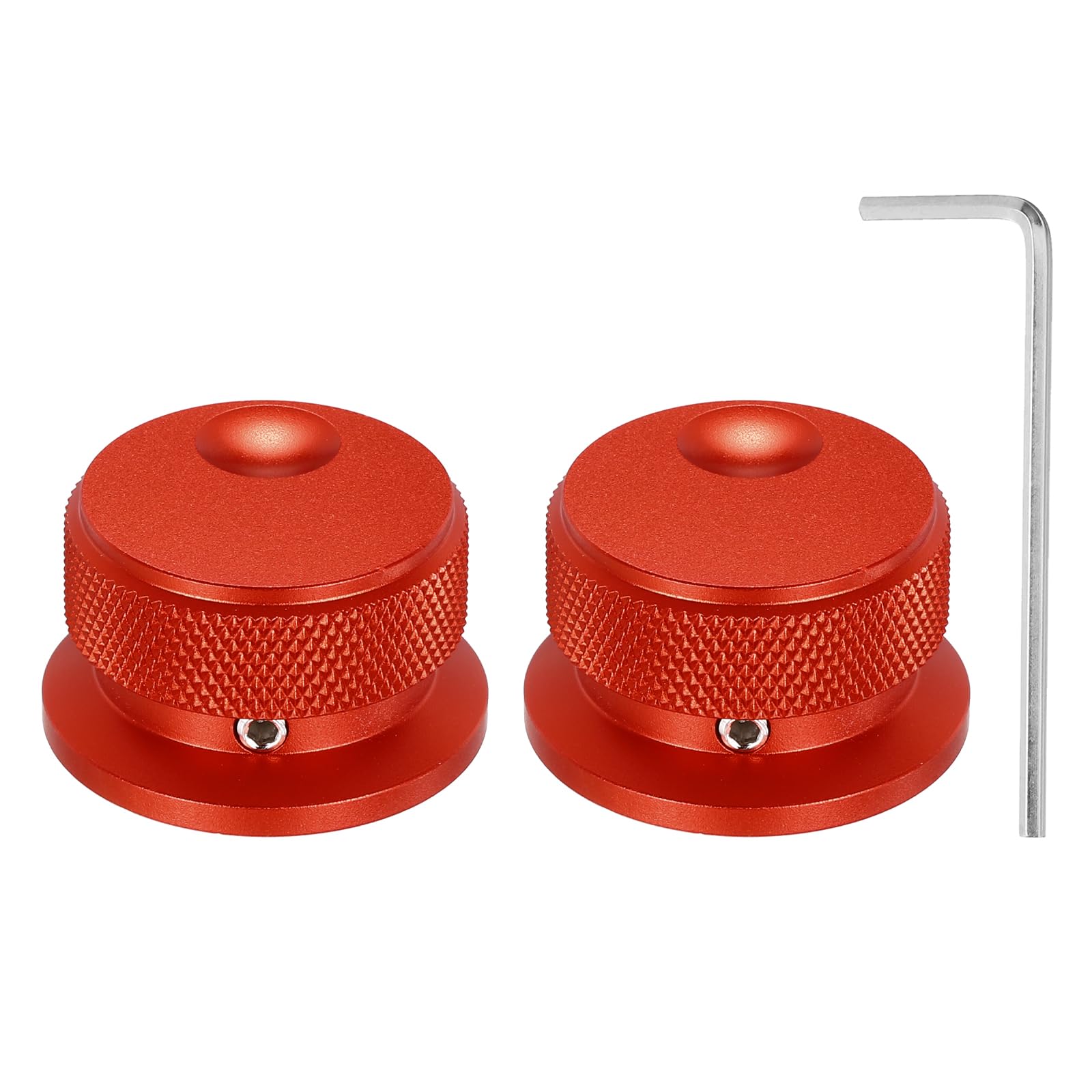 Boutons de potentiomètre pour guitare en aluminium rouge 6mm pour personnaliser votre studio de musique