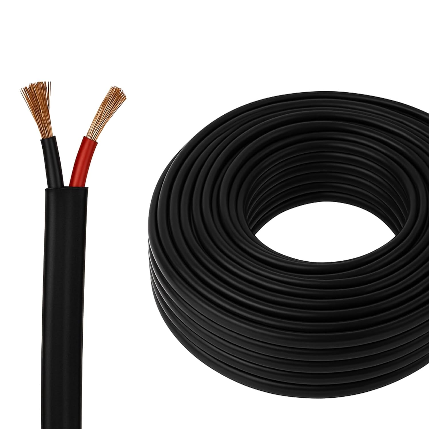 Automotive Flat Twin 2 Core Cable 12V/24V Thin Wall Wire for Auto Boat 14A, 0.75mm² (5M Coil) Automotive Flat Twin 2 Core Cable 12V/24V Thin Wall Wire for Auto Boat 14A, 0.75mm² (5M Coil)