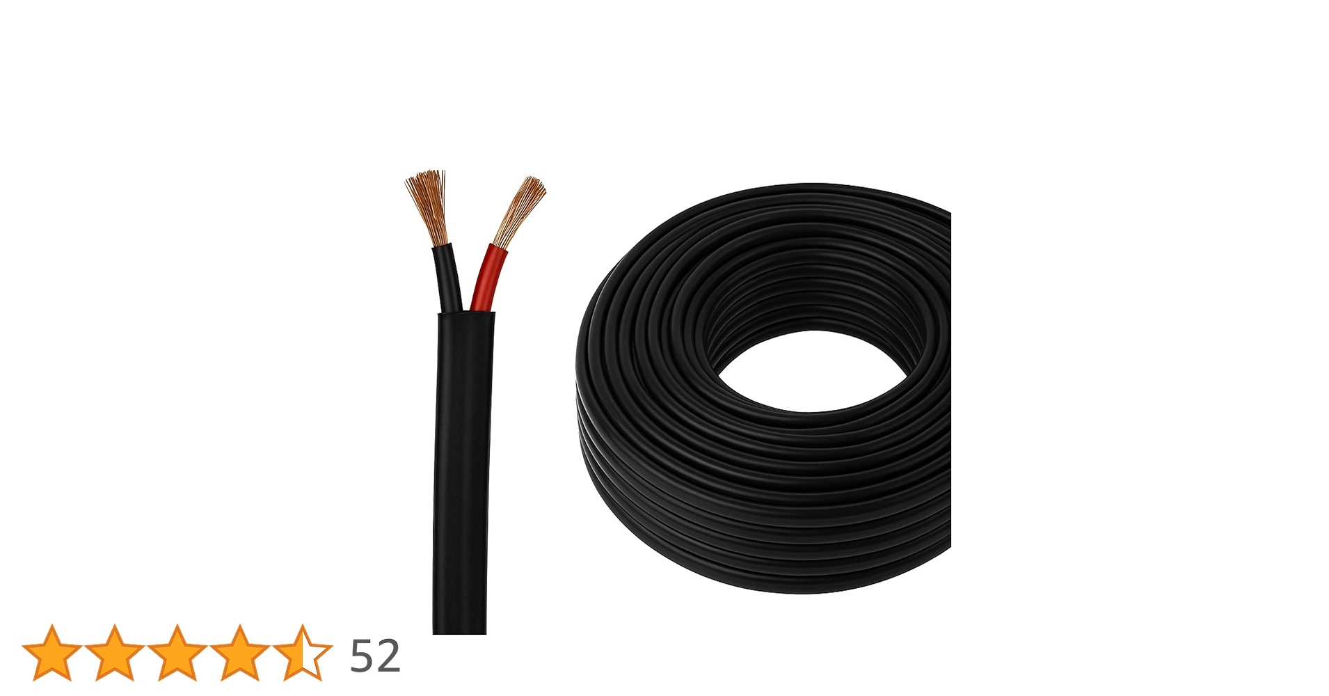 Automotive FLAT Twin 2 Core Cable 12V/24V Thin Wall Wire For Auto