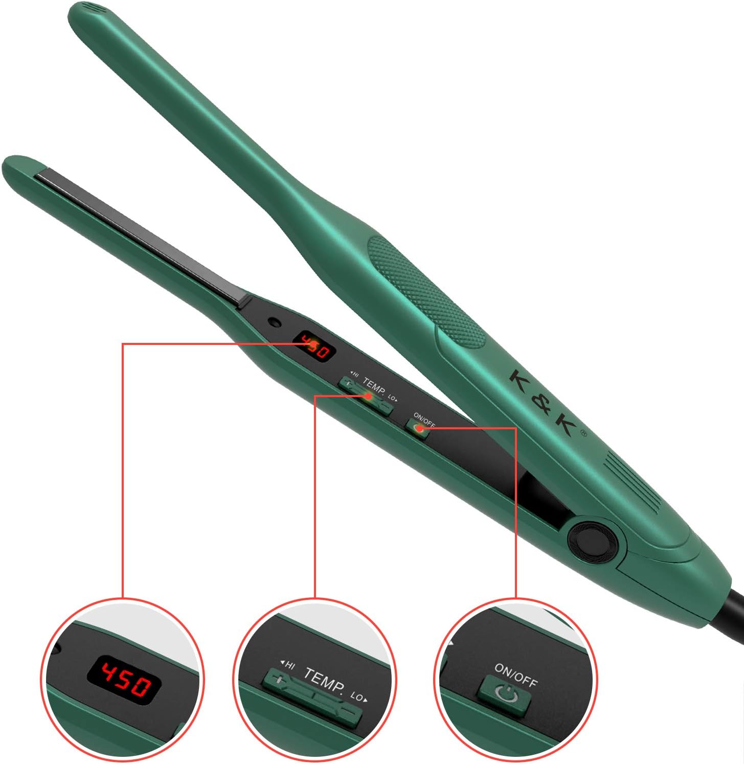 eap heat ceramic flat iron
