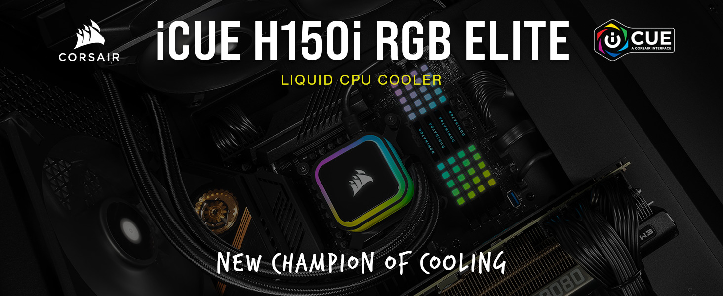 Amazon.com: Corsair iCUE H150i RGB Elite Liquid CPU Cooler (16
