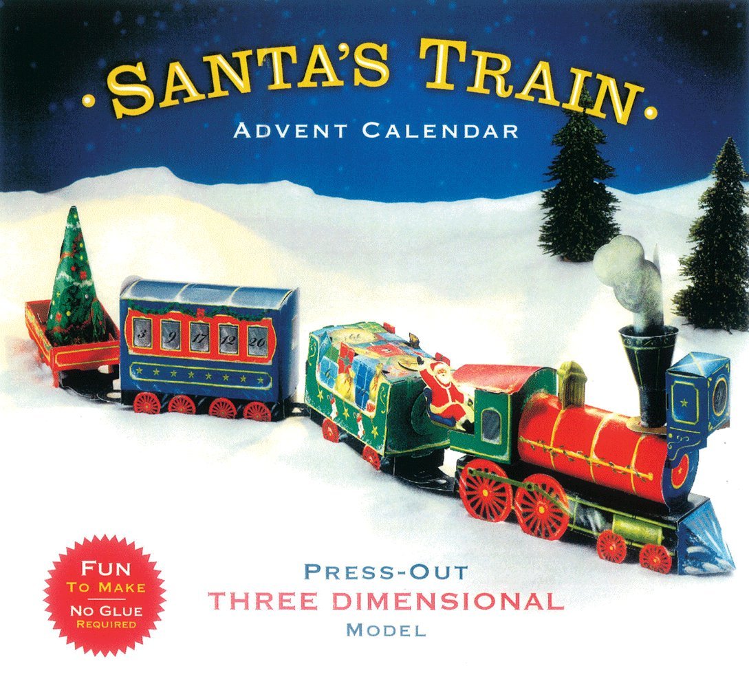 Caspari Adventskalender Weihnachtszug