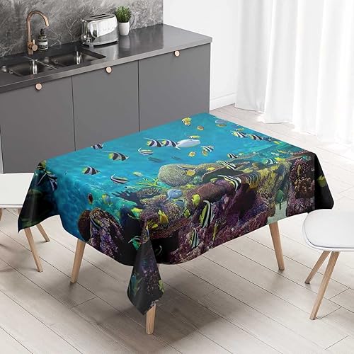 Vista 27 de Mantel Floral Redondo para Mesa De 4 Sillas Picnic Mantel A Prueba De Aceite 30 X 30 Pulgadas