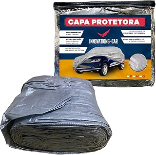Capa Cobrir Carro Protetora Anti-uv 100% Impermeável Forrada (Tamanho P)