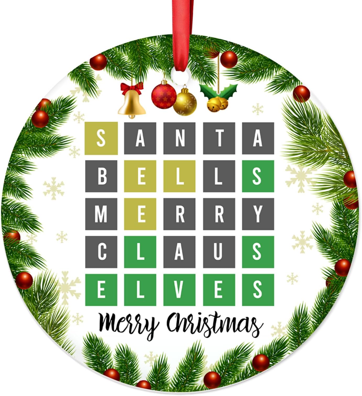 Wordle Ornament