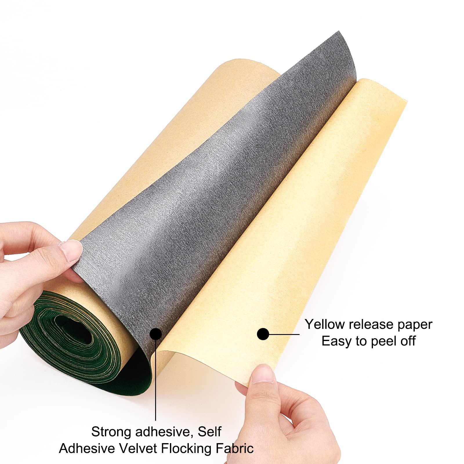 Self Adhesive Velvet Flocking Liner For Jewelry Drawer - View #8