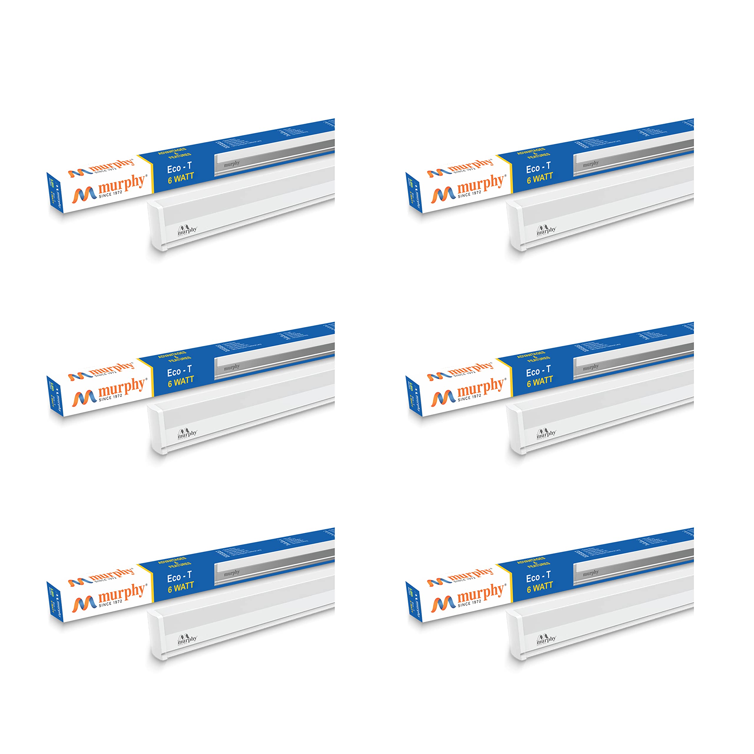 Murphy LED Tube Light 1 Feet 6W, Cool White Batten - Pack of 6 (B07KRCMWMQ) Amazon Price History, Amazon Price Tracker