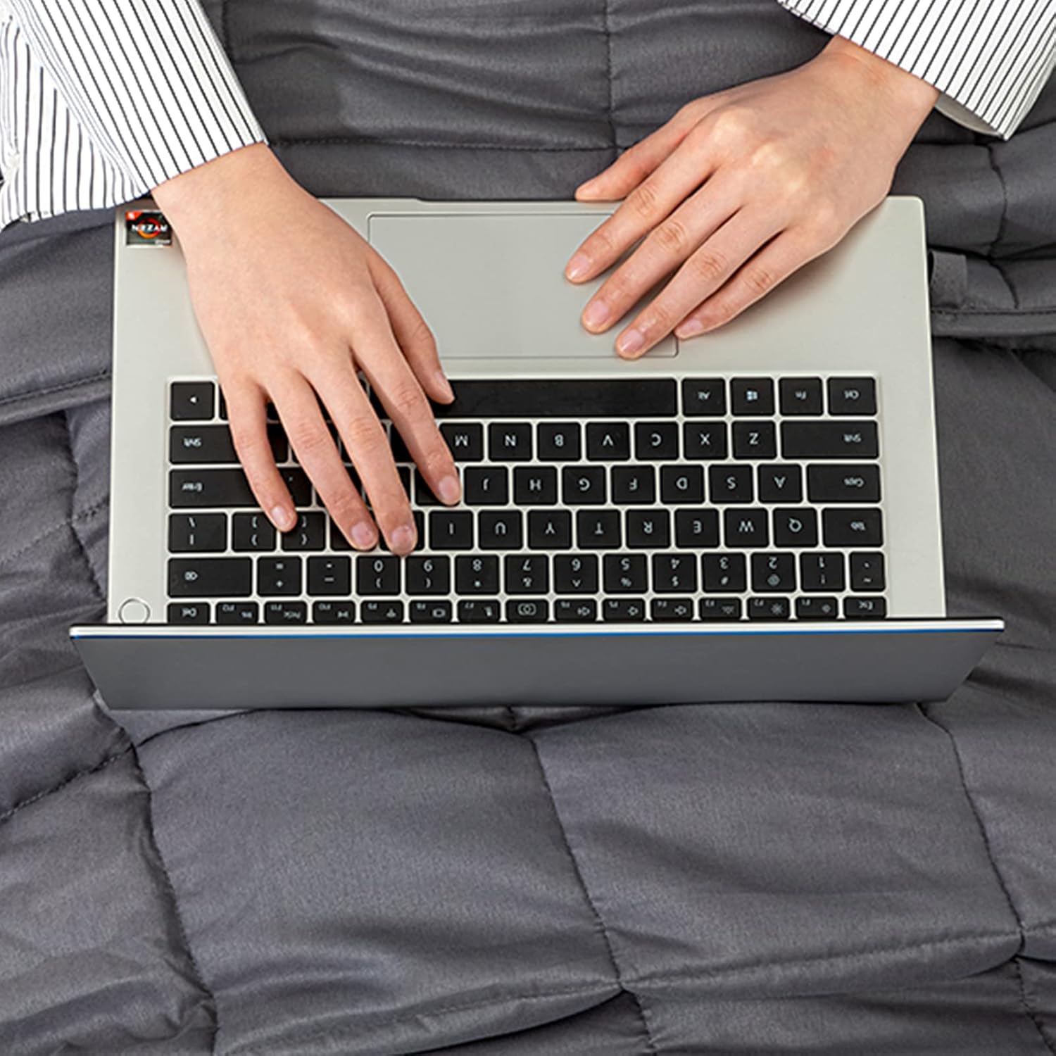 Hottest Sale joybest King Size Weighted Blanket 25 lbs 104X88 Soft Comfortable Breathable 100% Cotton Heavy Blanket Washable with Glass Beads for Adult Man Woman Couples and King Queen Size Beds Grey