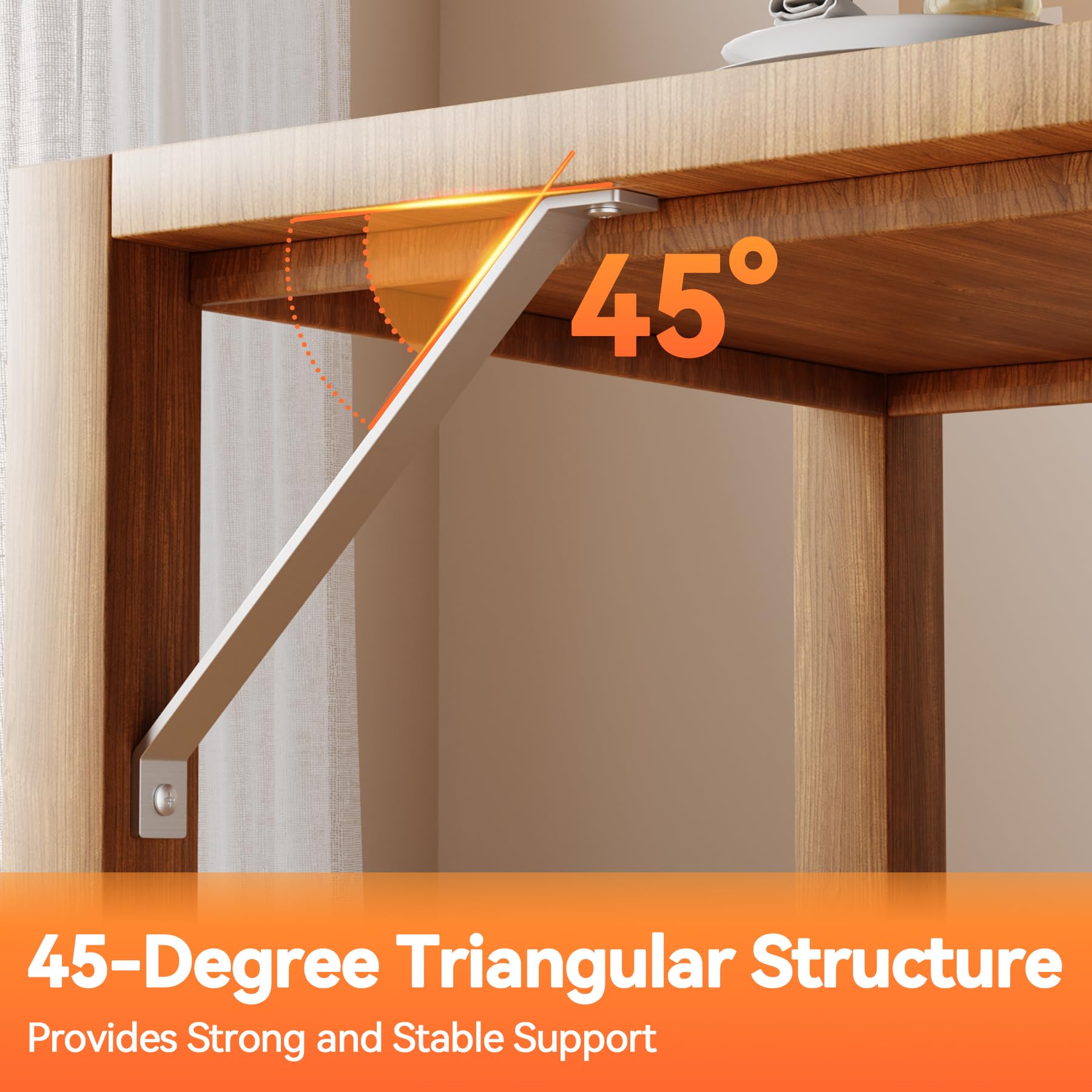 14-5/8 pollici Lunghezza 45 gradi Angolo Brace
