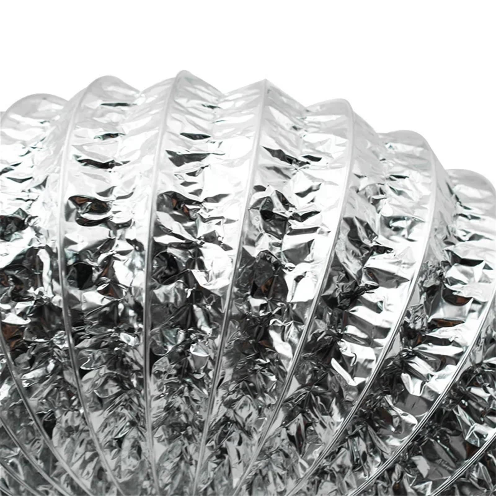 Tubo Cappa Tubo flessibile for asciugatrice, condotto di sfiato, condotto flessibile for ventilazione dell'aria, ventilatore di riscaldamento in alluminio, morsetto flessibile, gomito isolato, condizi