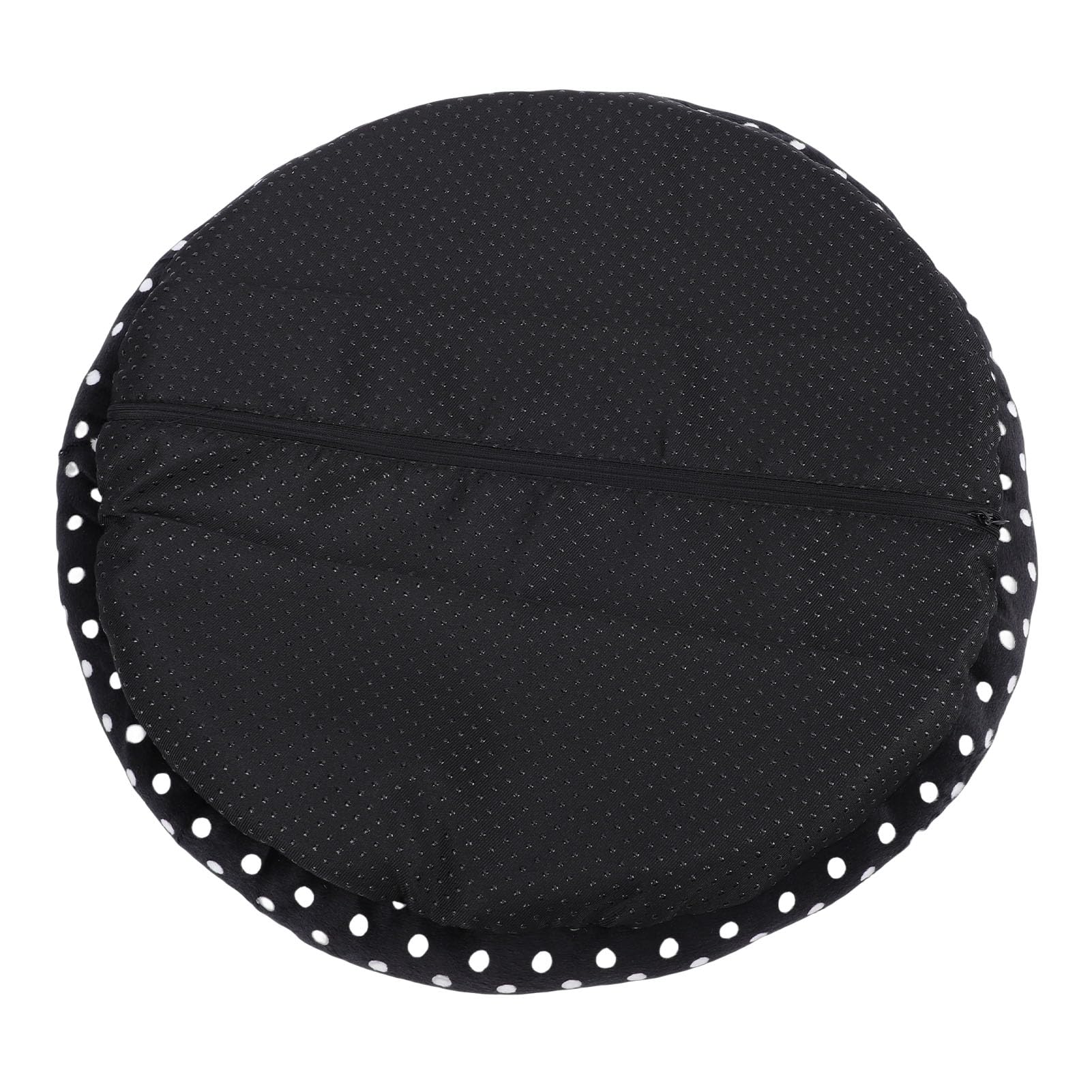 FILFEEL Tappetino Riscaldato USB per Cani e Gatti di Piccola Taglia - Tappetino Riscaldante Elettrico a 3 Temperature con Copertura in Flanella Lavabile Staccabile, Base Antiscivolo, Misura Rotonda