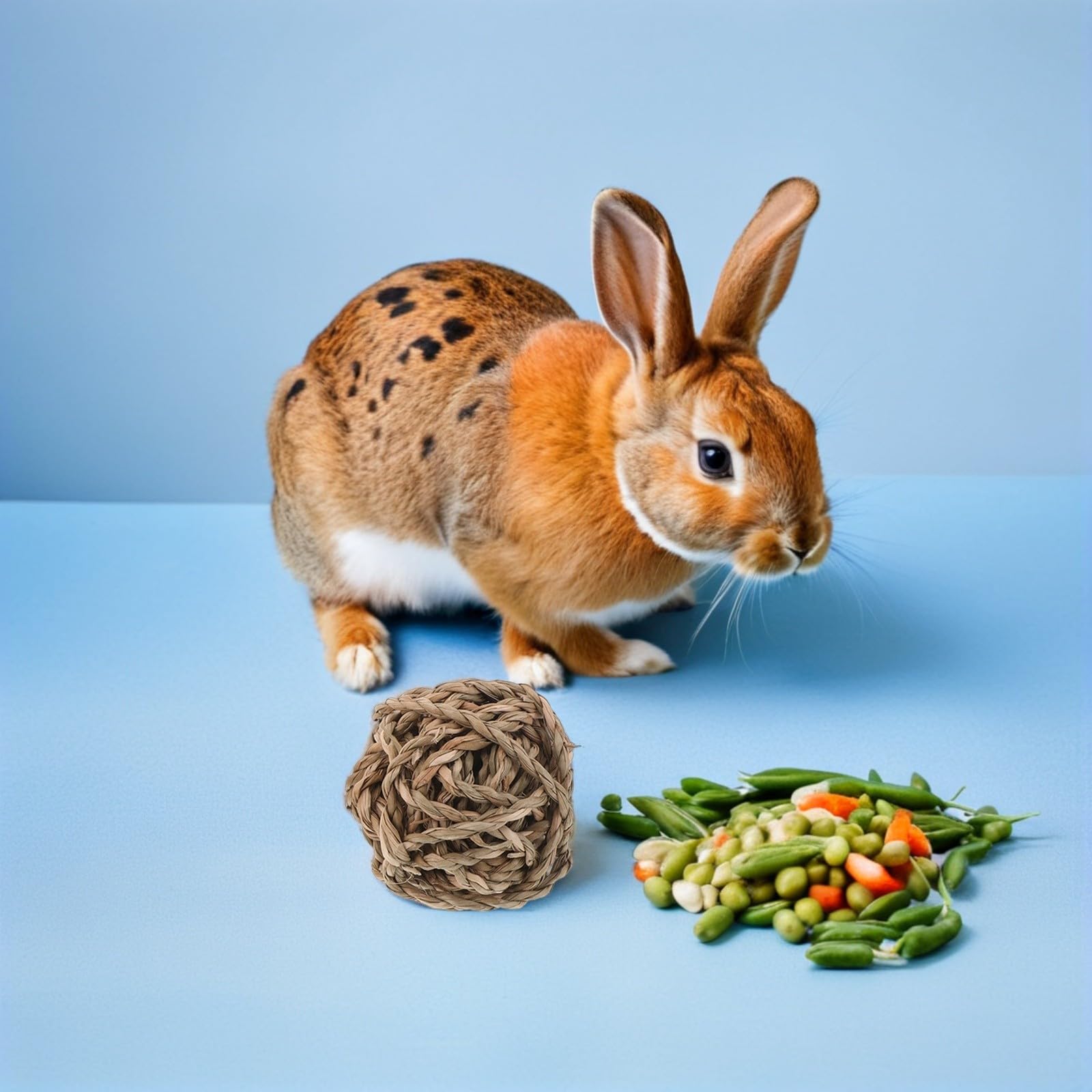20stücke Naturgras-kauspielzeug Für Kleintiere Handgefertigte Rattan-weidenbälle Für Hamster Und Rennmäuse Robustes Beißspielzeug Für Kaninchen Und Haustiere Fördert