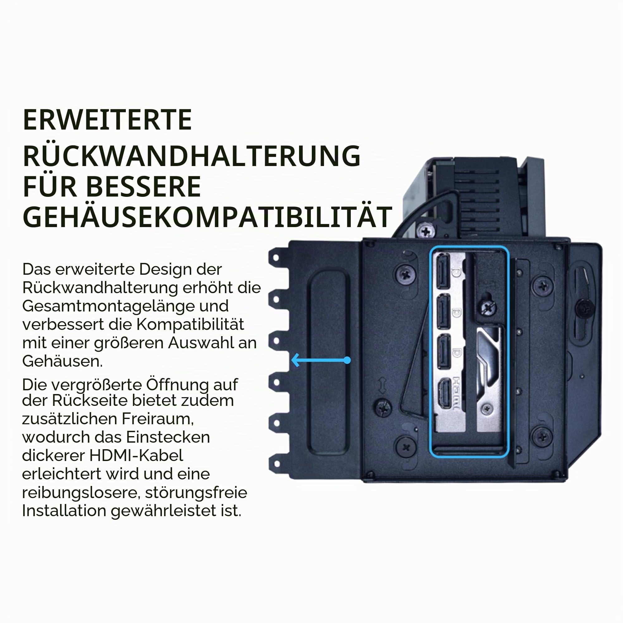 Lian Li ATX PC-Gehäuse, 4 Steckplätze, vertikales GPU-Kit (VG4v4) – Premium Gen 5 Riser-Kabel PCI-E 5,0 x 16–200 mm, PCIe 3.0/4.0 kompatibel, verstellbare Position – passend für die meisten PC-Gehäuse | Premium Gen 5 Riser-Kabel PCI-E 5.0 x16-200 mm, PCIe