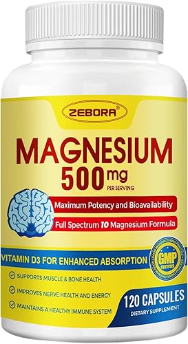 Complejo de suplementos de magnesio