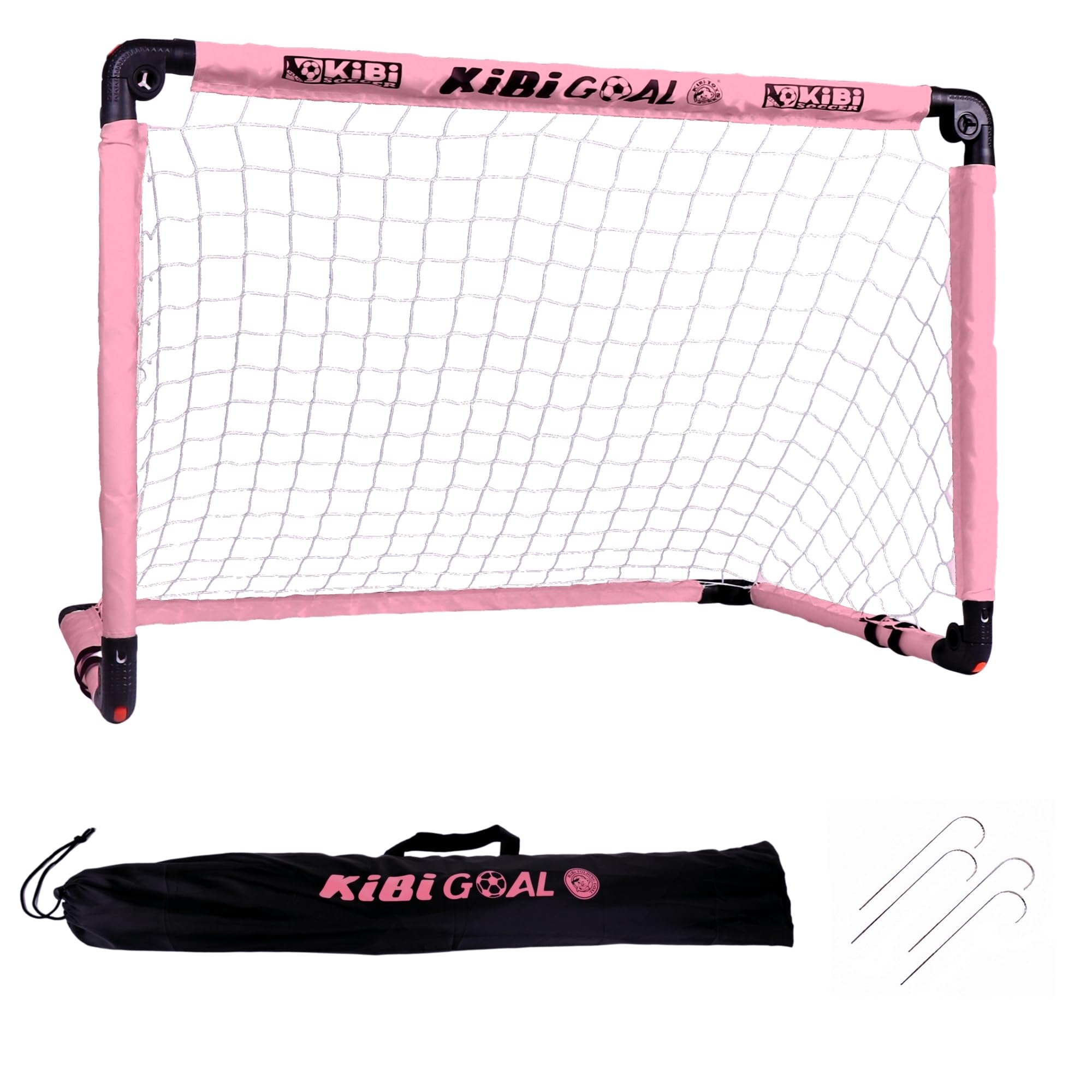 KiBiGOAL Fussballtor Kinder Fußballtor Indoor Faltbares Fussballtor 60x45cm/90x60cm/115x80cm Klappbar Fußballtor Mini- Fussballtore für Garten Kinder - Kleines Fussballtor für Indoor und Outdoor