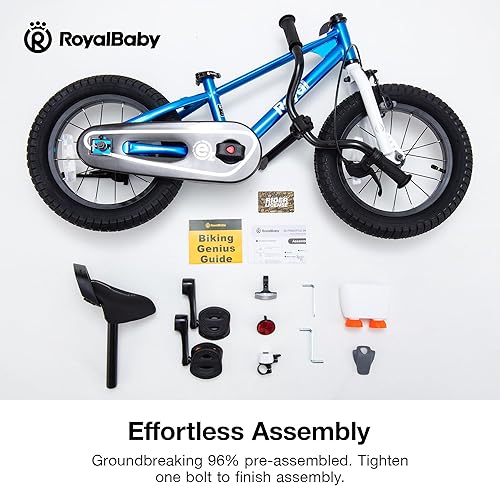 Miniatura 210 de RoyalBaby Kids Bike Freestyle Classic & EZ Balance Pedal Switchable Bicycle, 12 14 16 18 Inch, 3-10 Years Toddler to Big Kids Verde