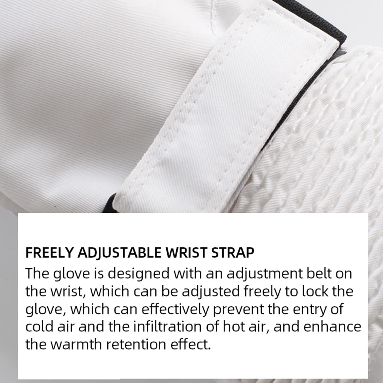 Gants de Ski d'hiver pour Hommes et Femmes Gants de Snowboard Antidérapants à Écran Tactile Imperméables pour Les Gants Coupe-Vent par Temps Froid