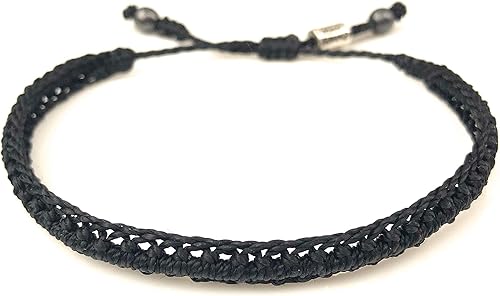 Vista 60 de Rumi Sumaq Pulseras con lazo de bandera del orgullo y el país, macramé tejida anudada a mano, cola de pez y trenzada, pulseras unisex ajustables