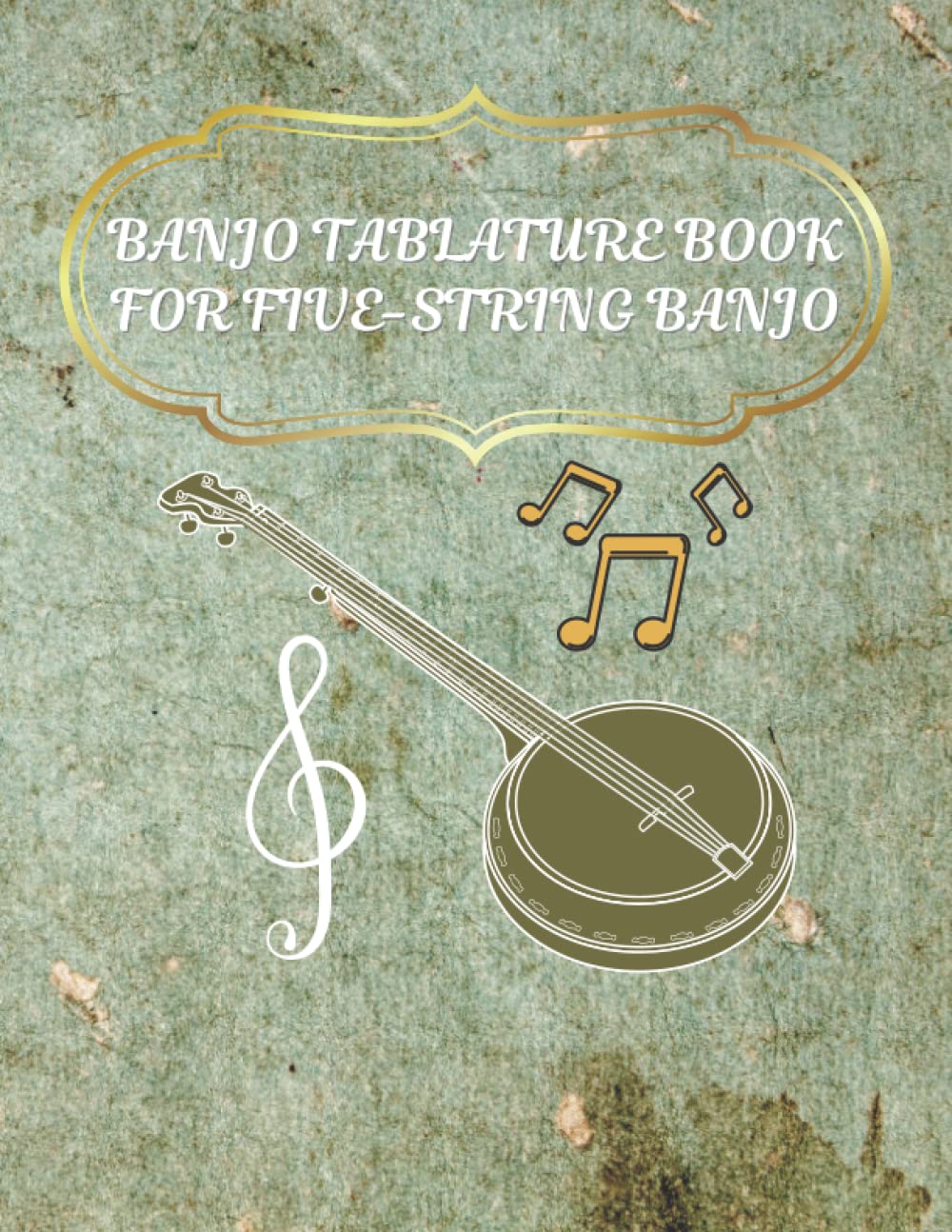 Buy Banjo Tablature Book for FiveString Banjo Blank Tablature journal