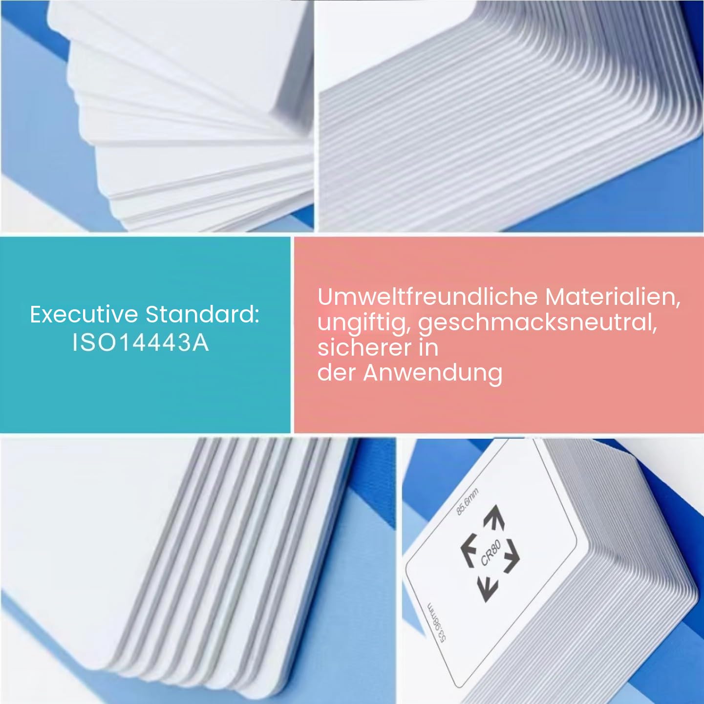 (100 Stück) Inkjet Printable PVC ID Cards Kompatibel Mit Epson und Canon Inkjet Drucker, CR80 30 MIL Dicke Wasserdichtes Material, Beide Seiten Können Bedruckt Werden -TimesKey